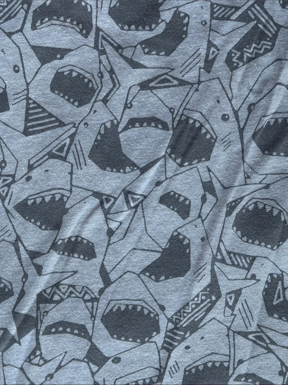 🦈 OshKosh B'gosh Boys' Gray Shark Pocket Tank Top - 14